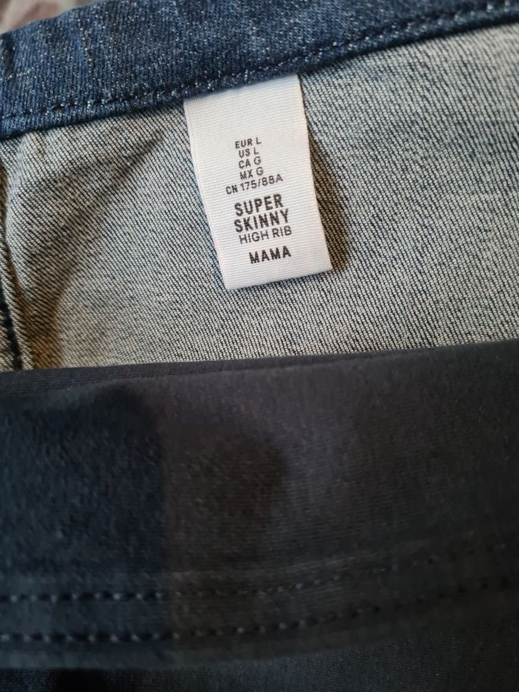 Spodnie ciążowe,  Super Skinny, Mama L/G