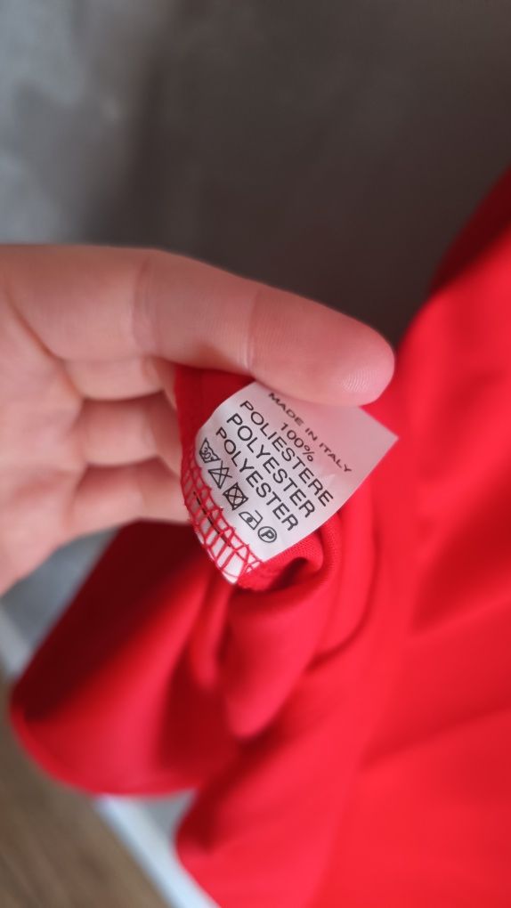 Sukienka plus size czerwona świąteczna