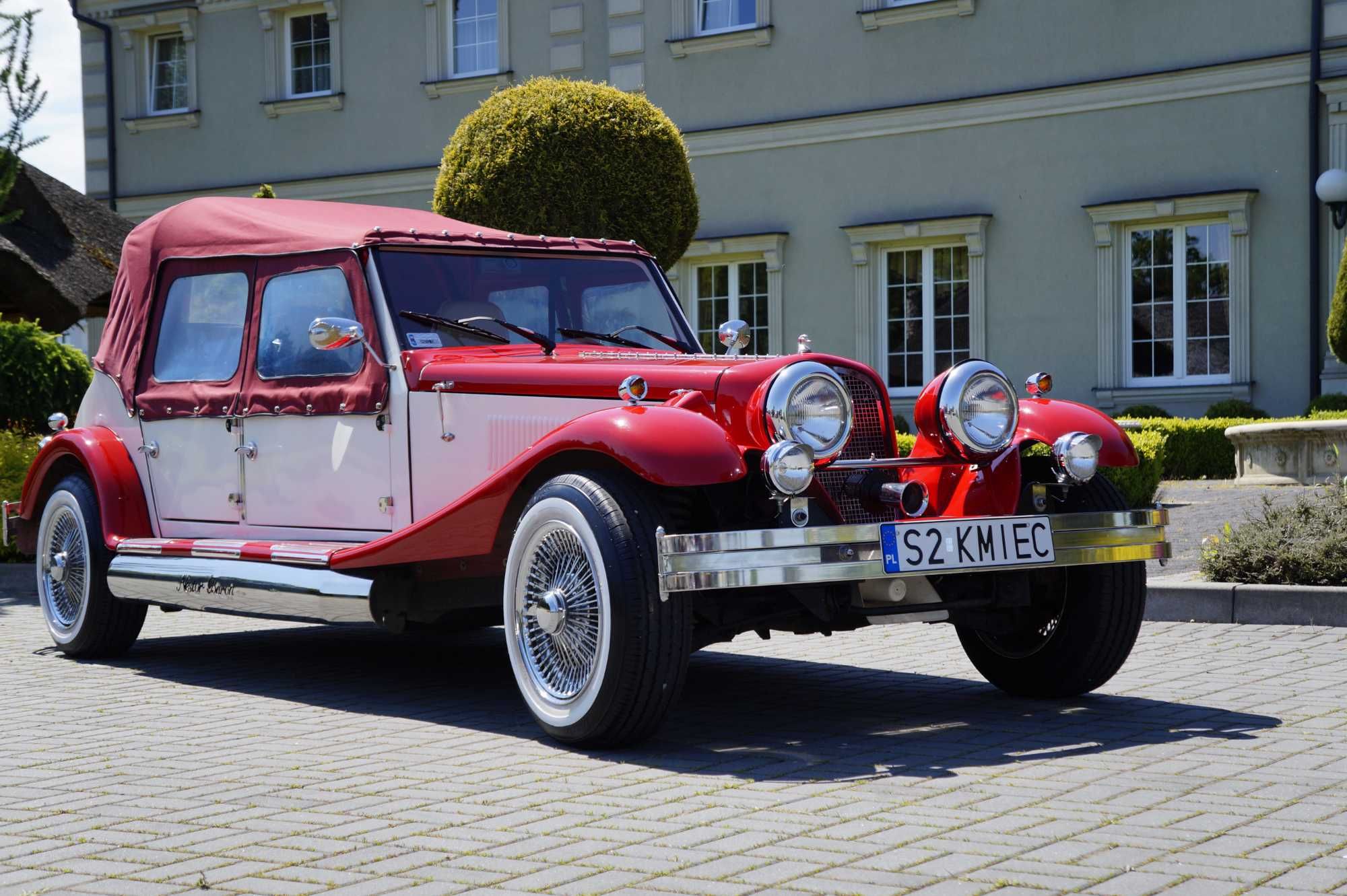 Auto/samochód do ślubu, Alfa Romeo z 1932r, Morgan, Mercedes, Chrysler