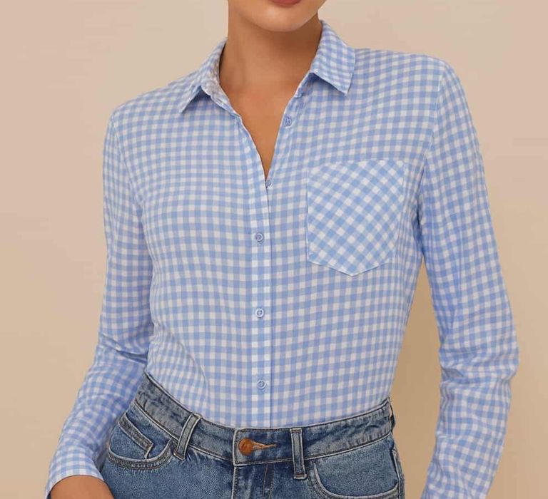 Koszula damska niebieska