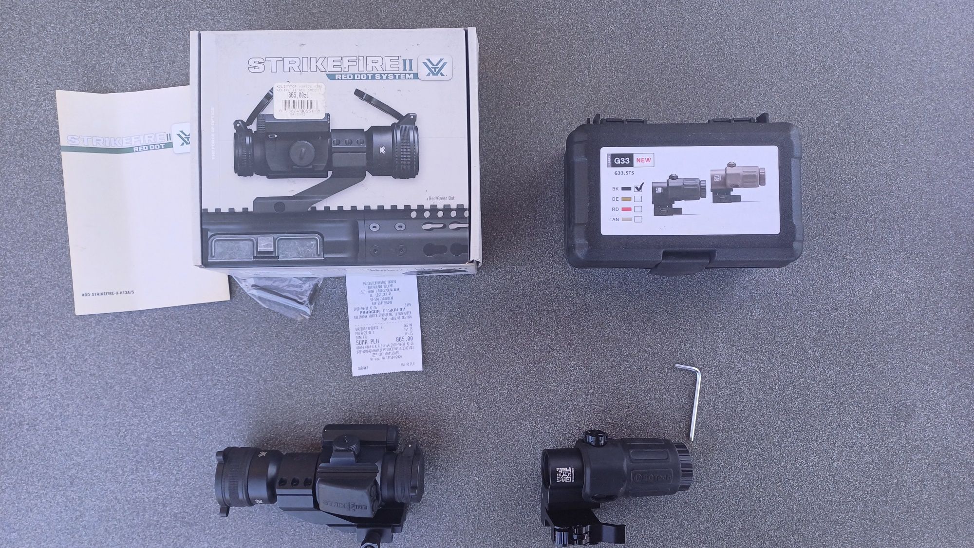 Kolimator Vortex StrikeFire II Red Magnifier 3x30 ET Style - czarny