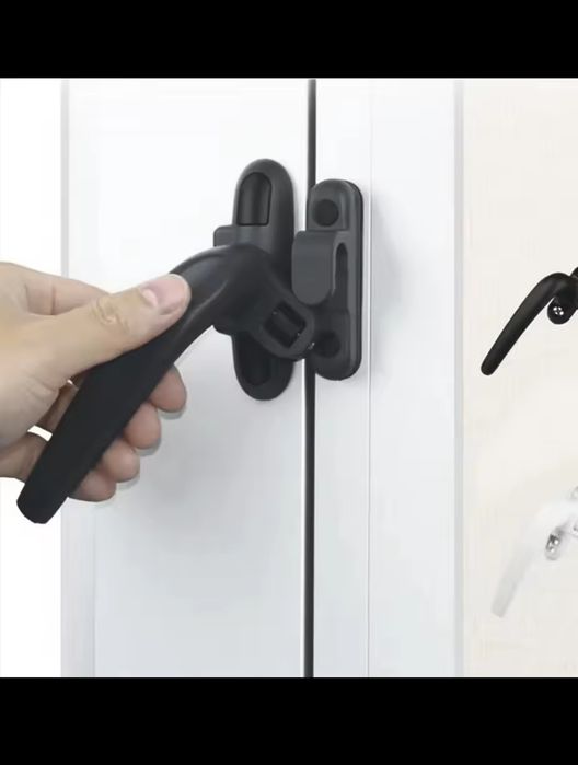 Klamka balkonowa biała