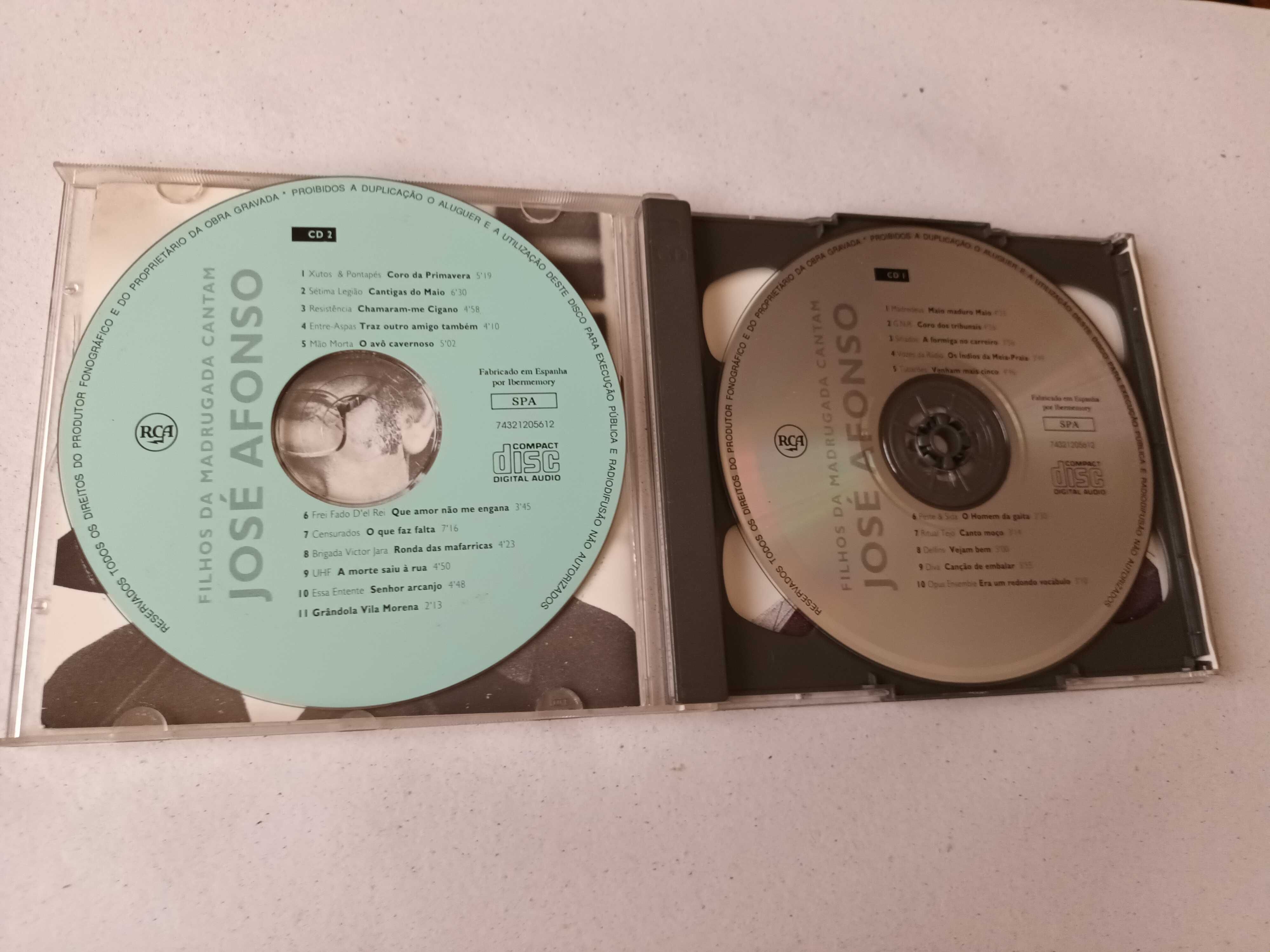 Os Filhos da Madrugada Cantam José Afonso - Edição Especial 2 CD