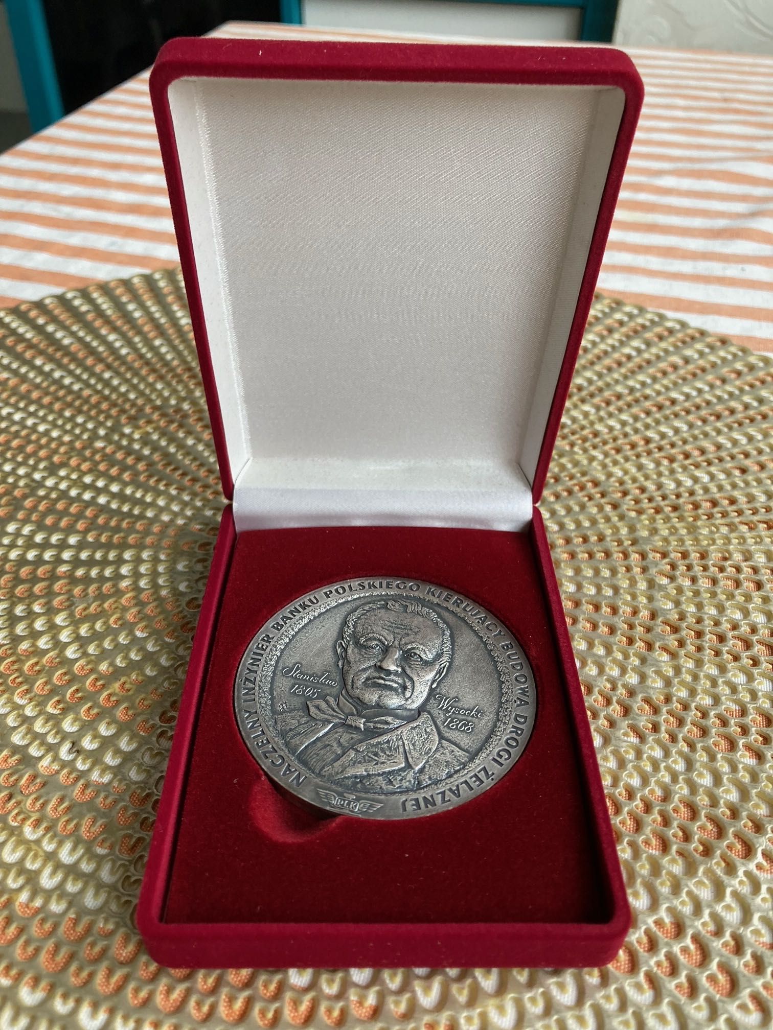 Medal Kolejowy 160 lat Drogi Żelaznej Warszawsko Wiedeńskiej