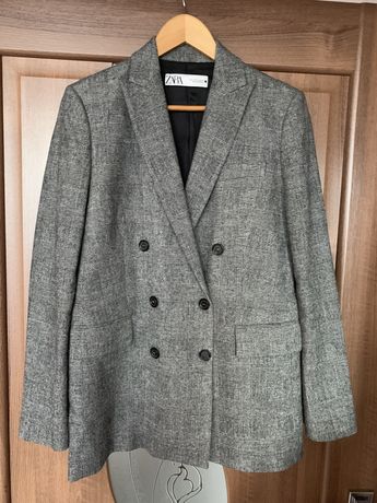 Шерстяной пиджак zara