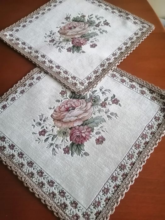 Serwetki kwadraciki gobelinowe