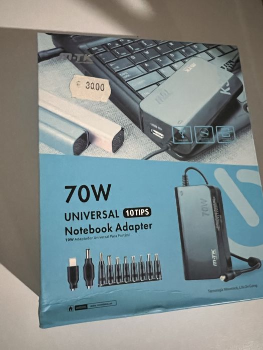 Carregador Universal para Portátil 70W (MTK Moveteck)