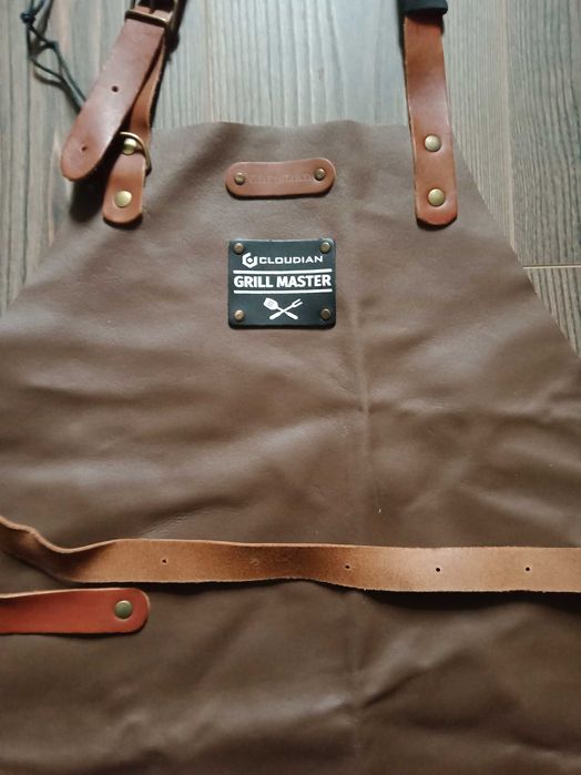 Фартук из кожи для гриля, барбекю.