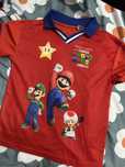 Śliczna koszulka polo h&m 110/116 super mario