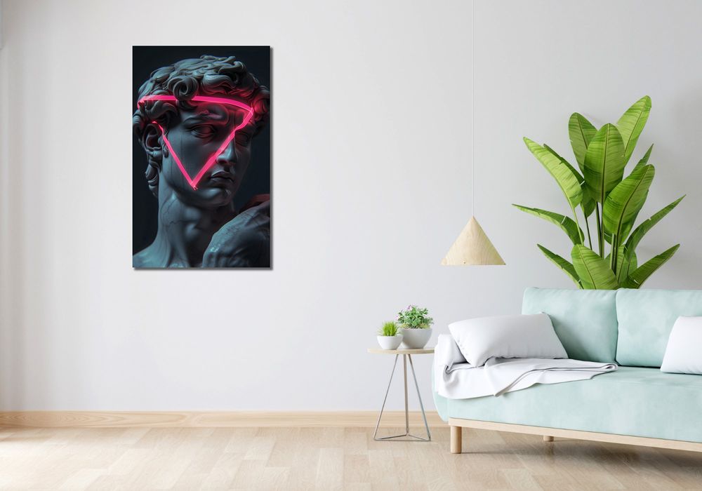 Obraz 60x100cm Neonowy Renesans
