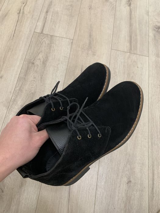 Чоловічі замшеві черевики 42,5р стан нових стильні