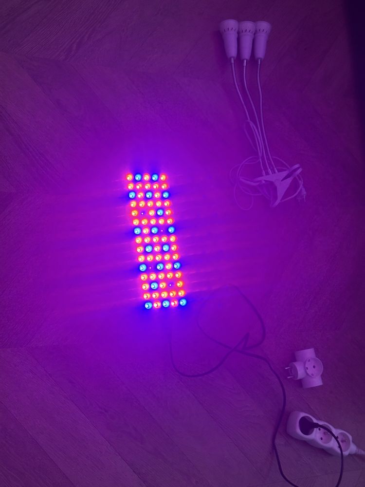 Zestaw 8 lamp Grow LED full spectrum