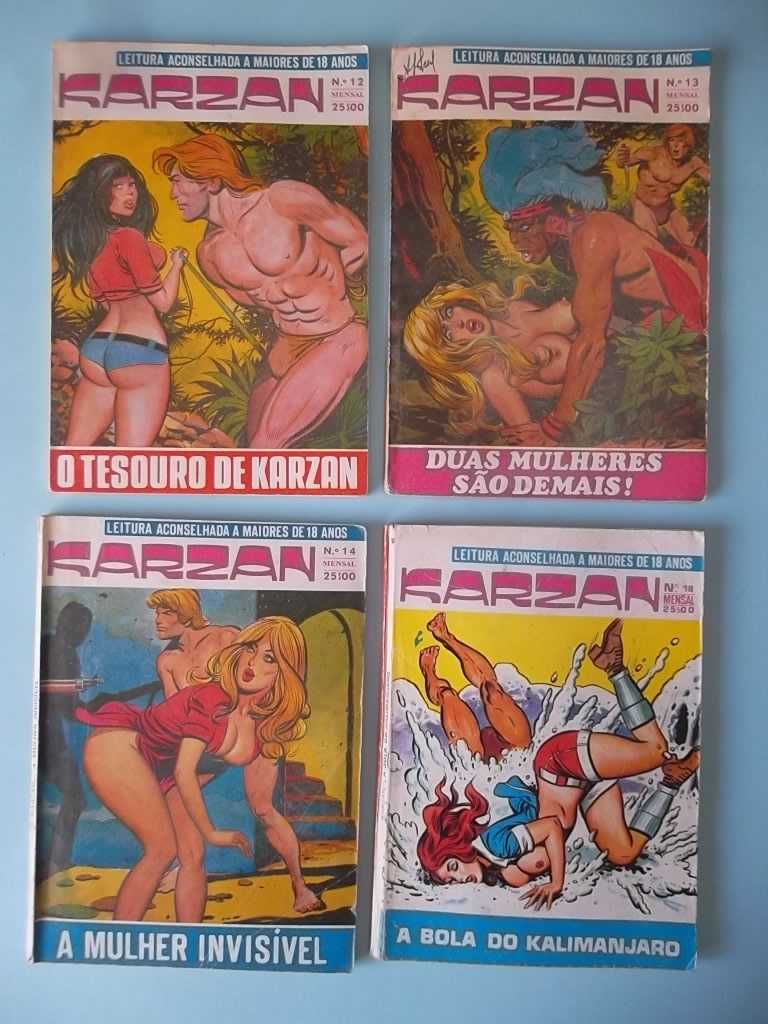 "KARZAN" - Clássico da Banda Desenhada erótica em Portugal