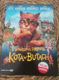 Prawdziwa historia kota w butach film dvd polski dubbing