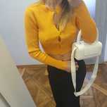 Krótki rozpinany sweterek Zara XS S