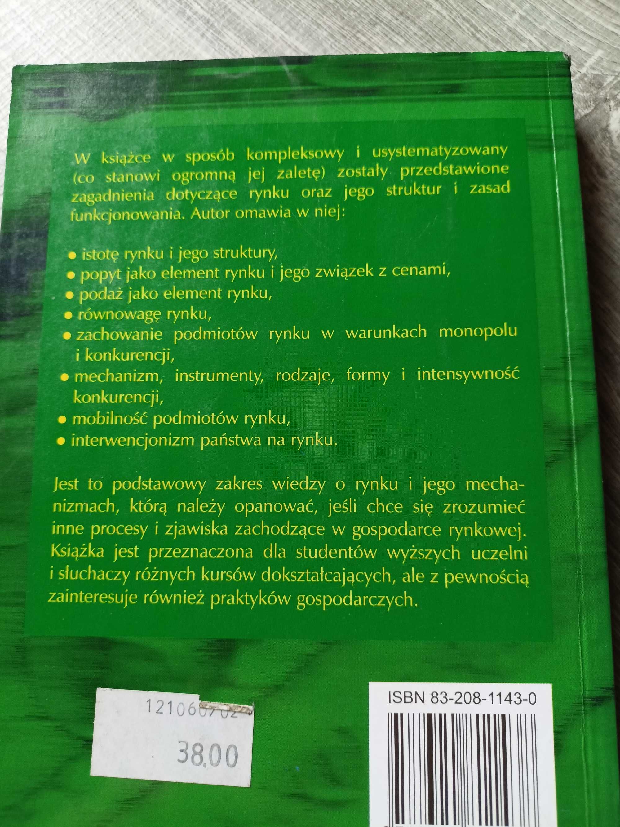 Książka funkcjonowanie rynku Wojciech Wrzosek