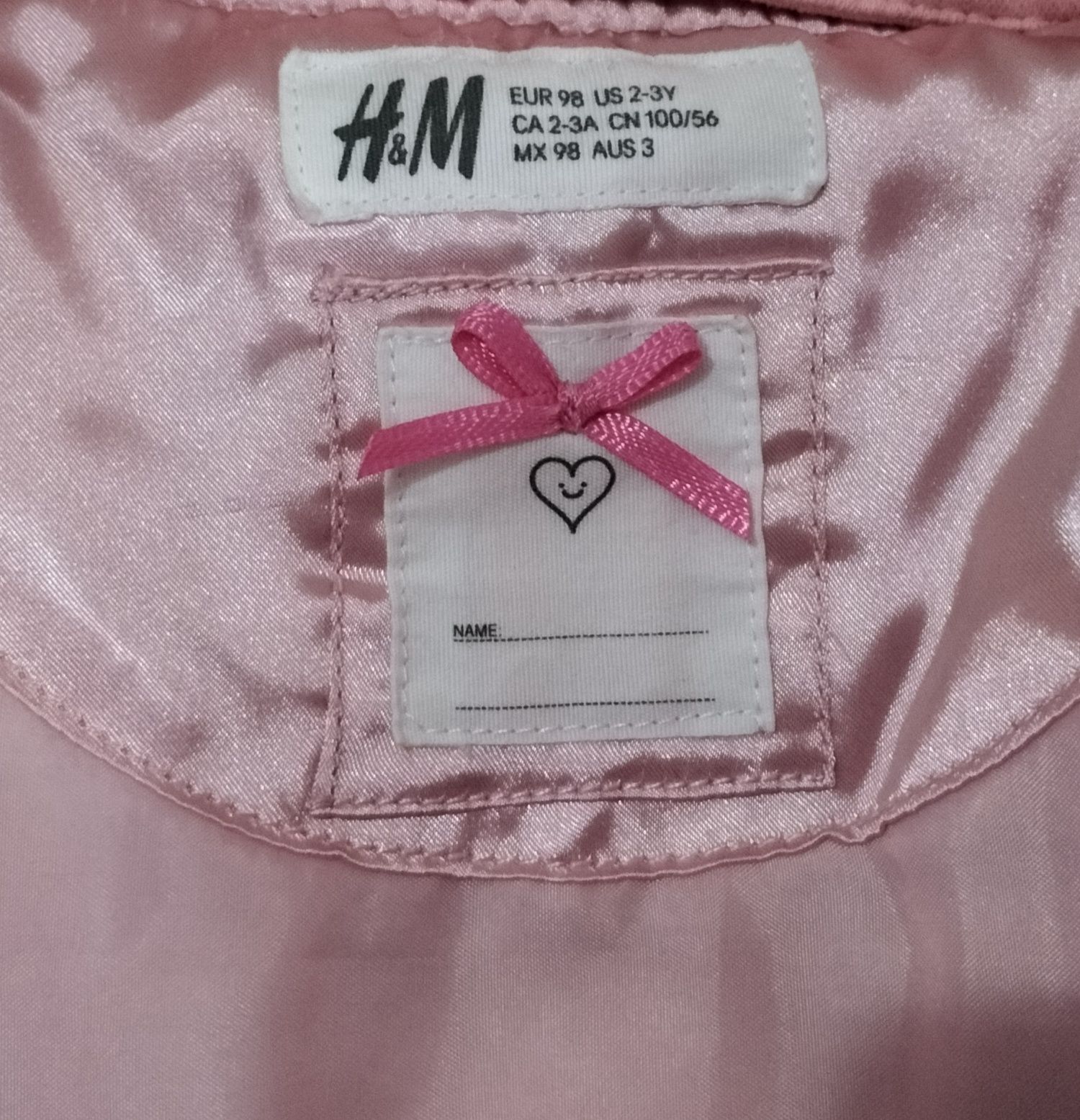 Casaco de Menina H&M 2- 3 Anos