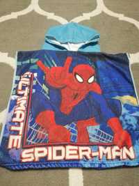 Ręcznik z kapturem dla chłopca spider man