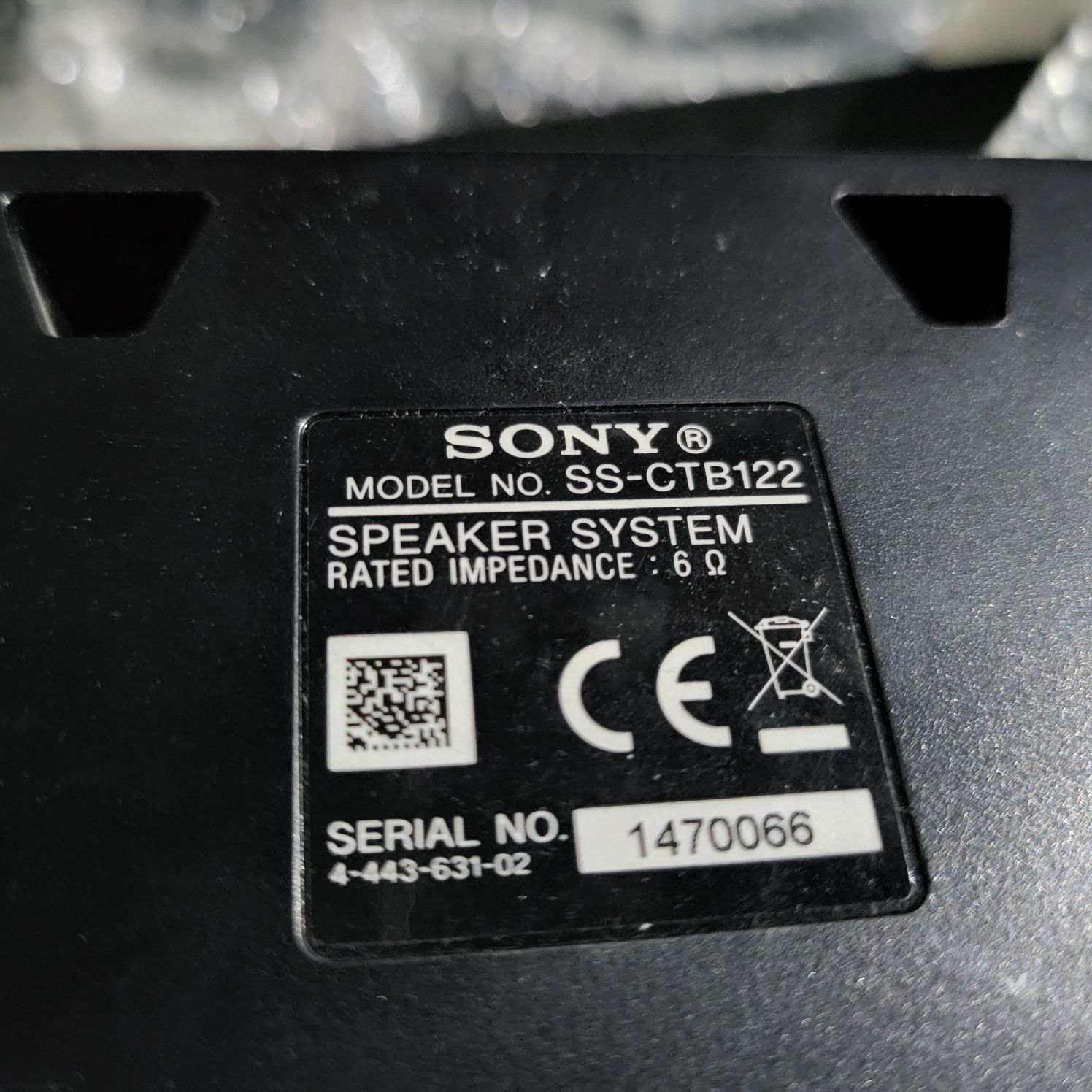 Głośniki Sony do kina domowego 2 x stojak 2 x tyl centralny
