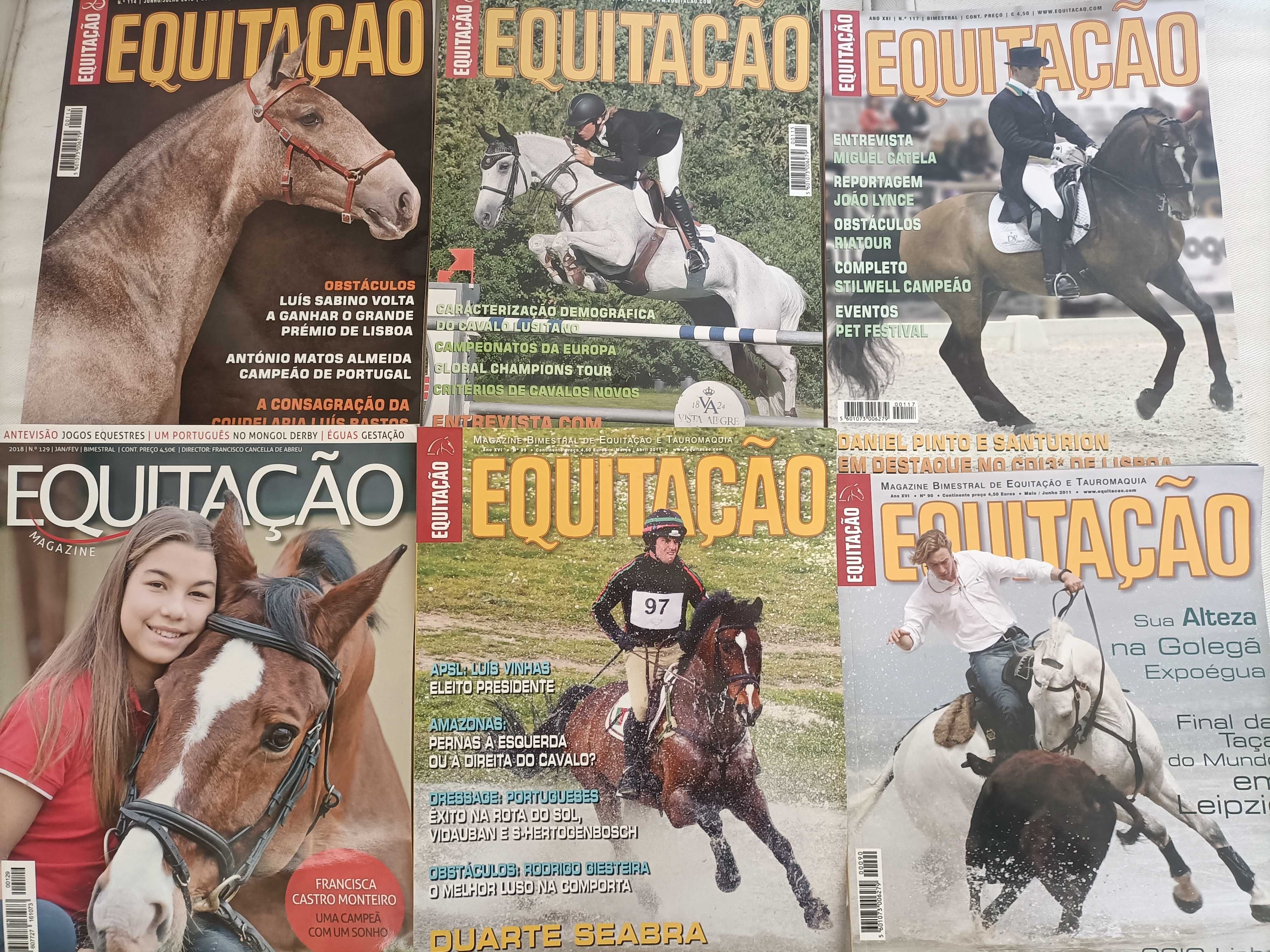 Lote 45 Revistas Equitaçao Cavalos