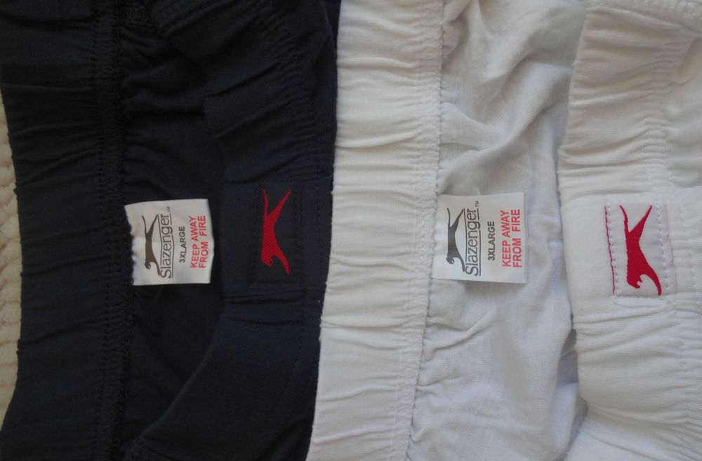 Slazenger - NOWE, w folii, 2 pary bokserek, rozm XXXL; białe i granat.