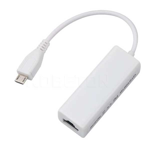 Micro USB адаптер  Ethernet LAN сетевая карта RJ45 интернет сеть