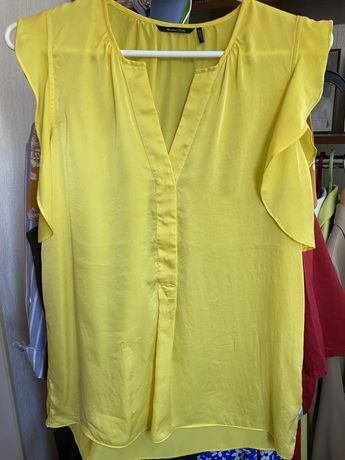 Шелковая блуза Massimo Dutti