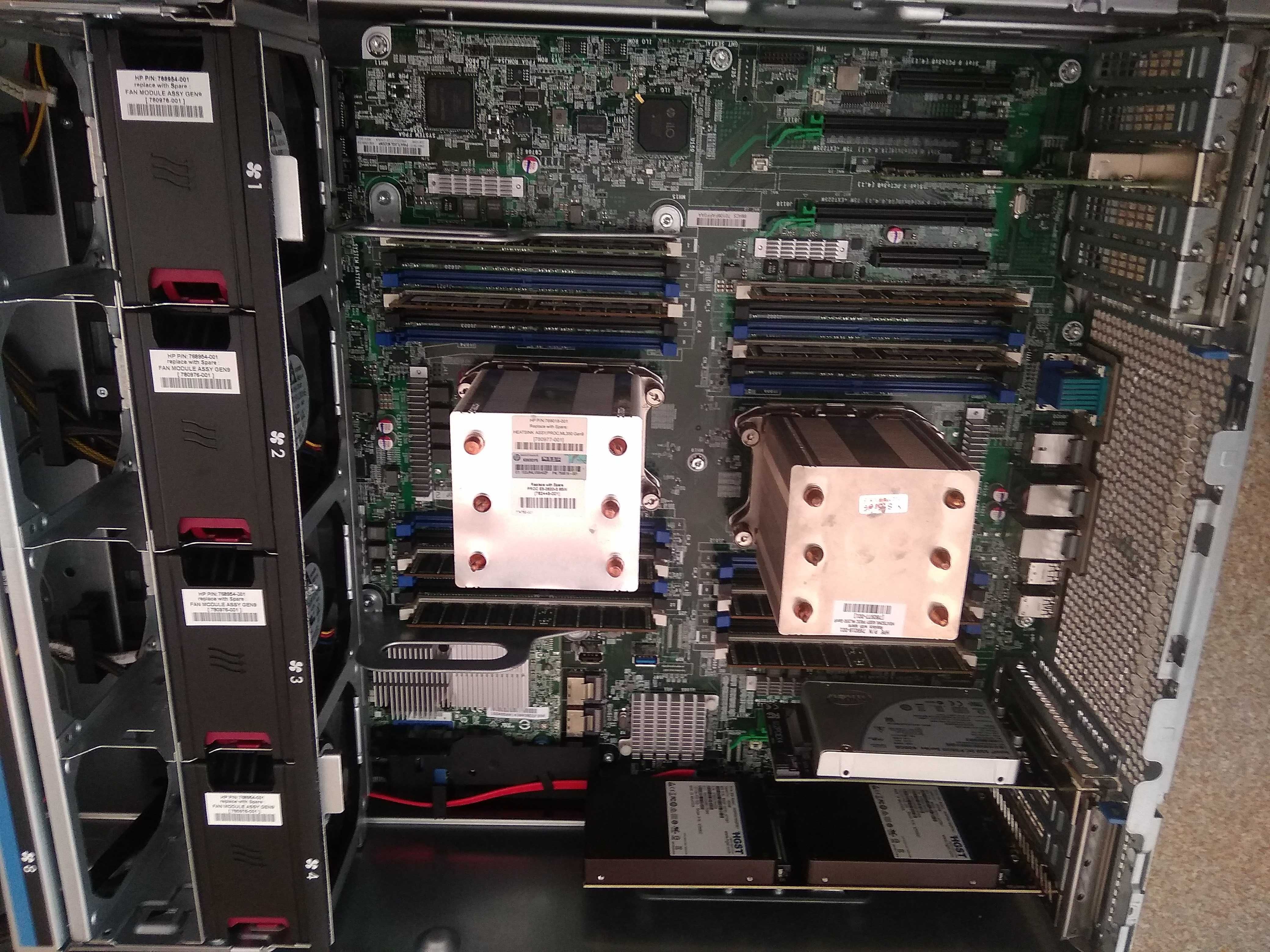 Сервер HP ML350 Gen9 2 x Xeon 2650v4