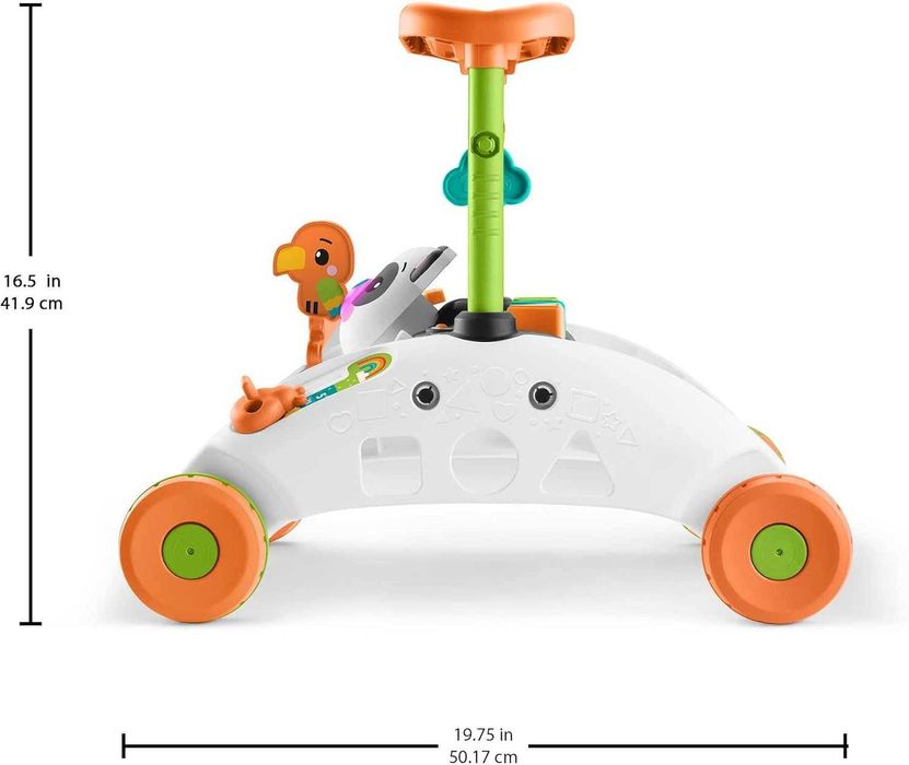 Fisher-Price interaktywny chodzik pchacz Panda wielojęzyczny  6m do 3L