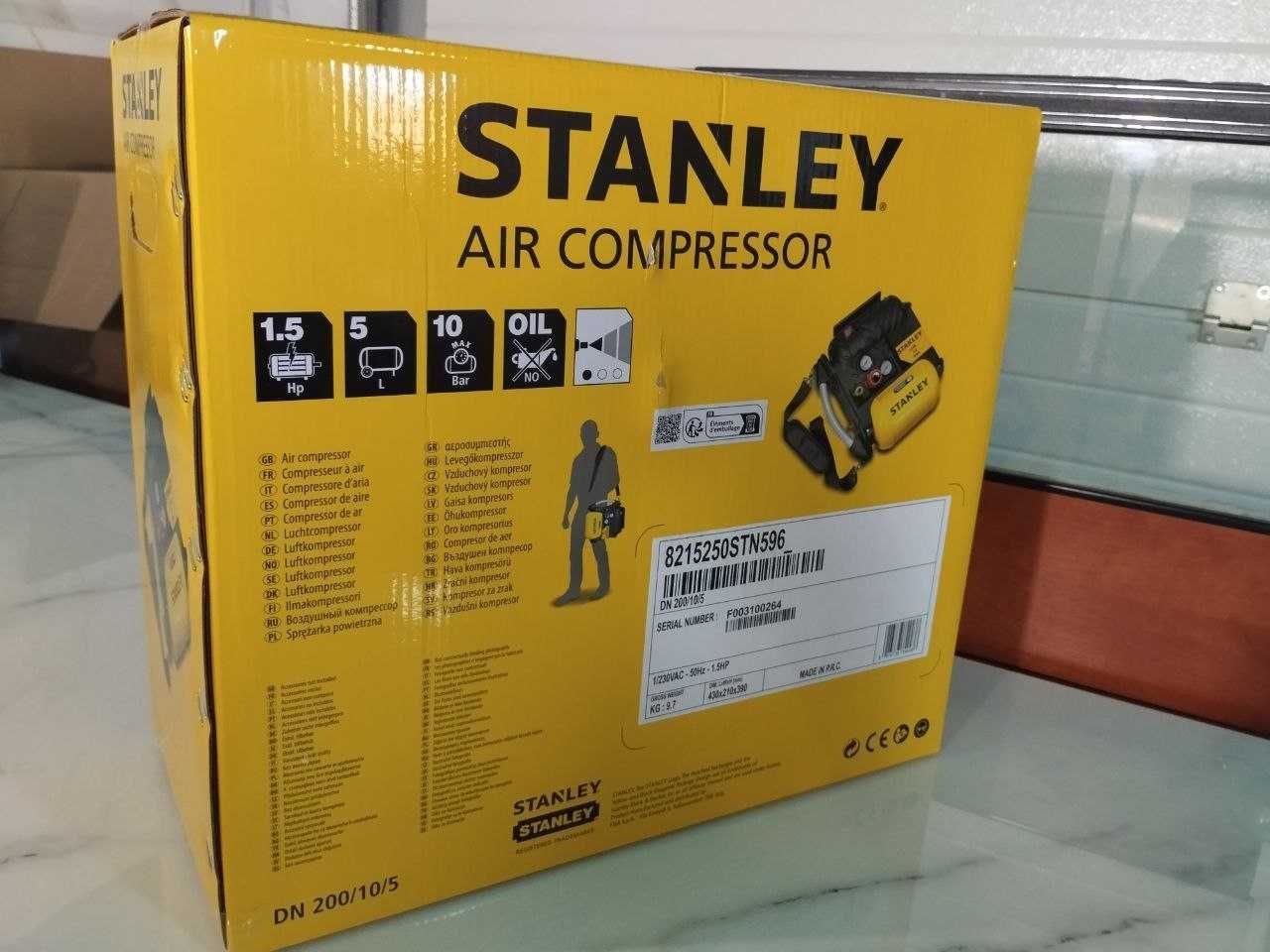 Sprężarka bezolejowa 230V 1,5Km ,5L STANLEY
