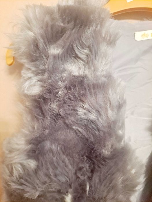 Kamizelka futerko grafit od S do M