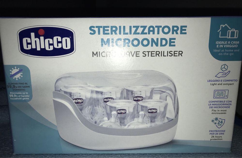 Esterilizador microondas Chicco NOVO