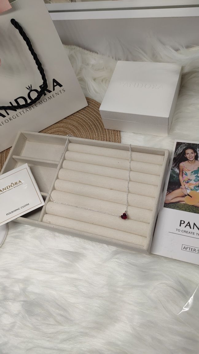 Срібна підвіска Pandora/ланцюжок,кулон пандора , подарункове упакуванн
