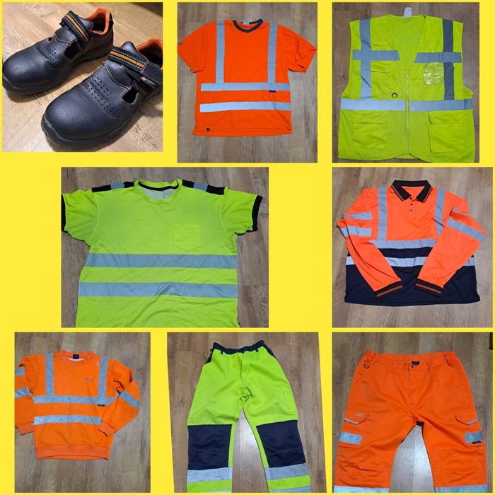 Рабочая обувь сигнальная одежда  штаны жилеты футболки