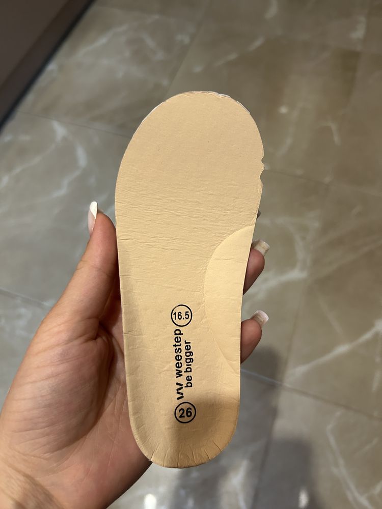 Тапочки для садочку, змінне дитяче взуття Weestep (22-29)