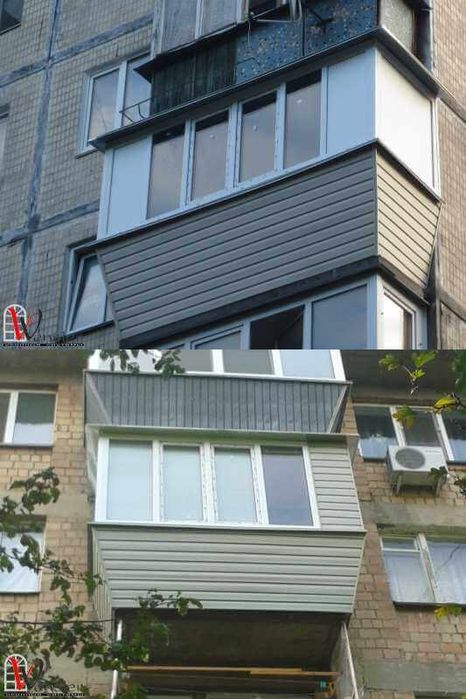 Балкон Киев под ключ в хрущовке цена, балкон с выносом цена Киев