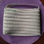 brazylijska torebka plażowa ZIPPER beżowa handmade Rio de Janeiro