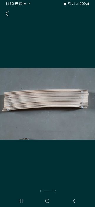 Spód żebrowany 90x200 cm, stelaż pod materac, szczebelki