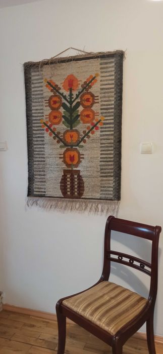 Kilim "Jaślinek" wełniany Cepelia PRL 1980