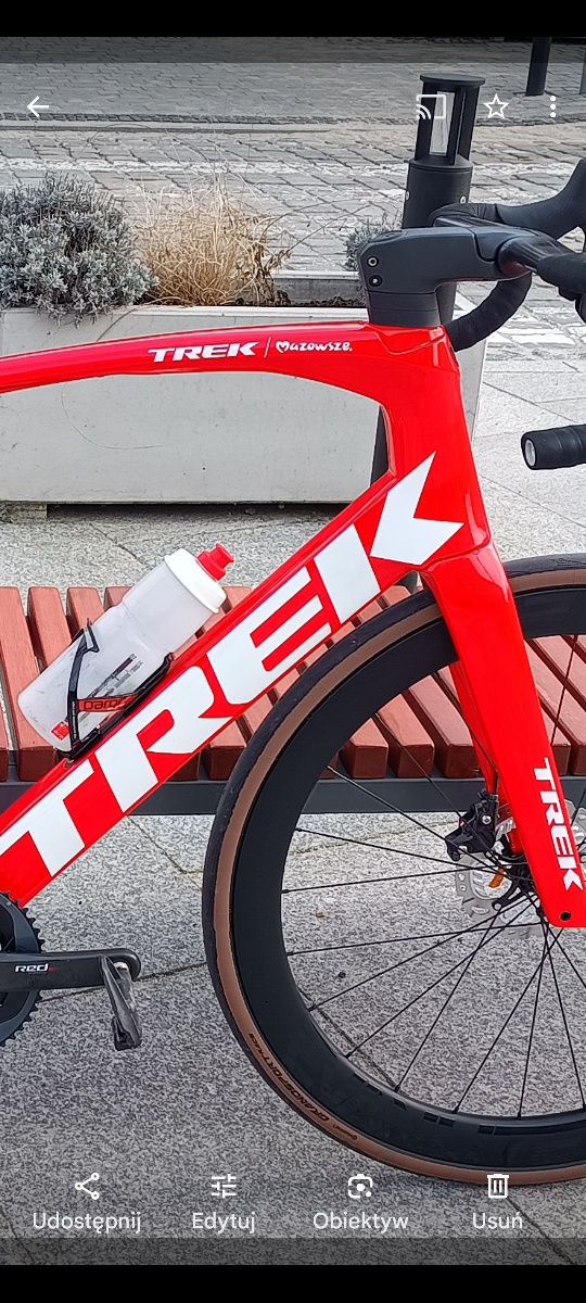 Trek Madone SLR9 2022 rozm. 58 Red + Rival + pomiar mocy Quark