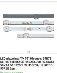 LED пітсвітка TV 58 Hisense