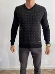Sweter Calvin Klein rozmiar L kolor szaro-czarny