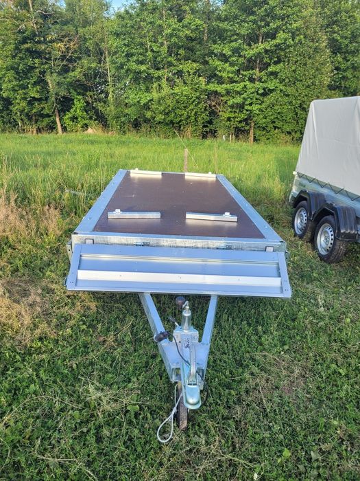 Przyczepka samochodowa dwuosiowa Zasław 300 HL 300x150 DMC 750kg
