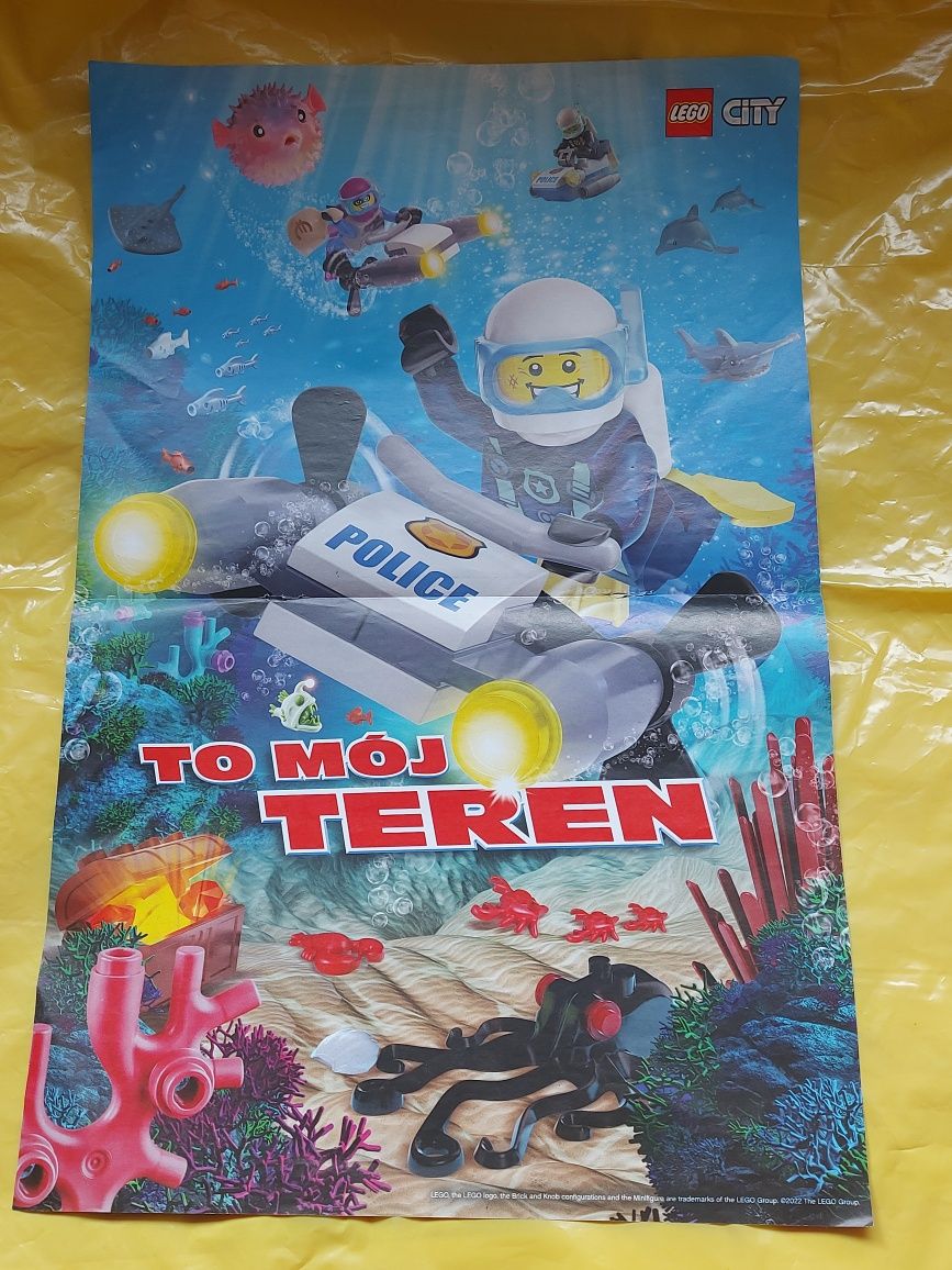 Plakat dwustronny Lego Tomek Tajniak 2022rok