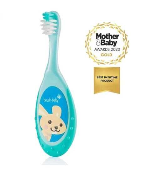 Дитяча зубна щітка Brush-Baby FlossBrush 0 до 3 років (2 шт)