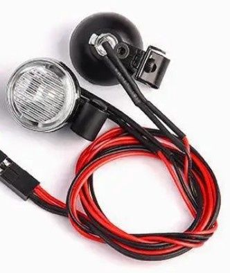 2 lampy RC 20mm komplet do podłączenia model 1/10 Trx4 Scx