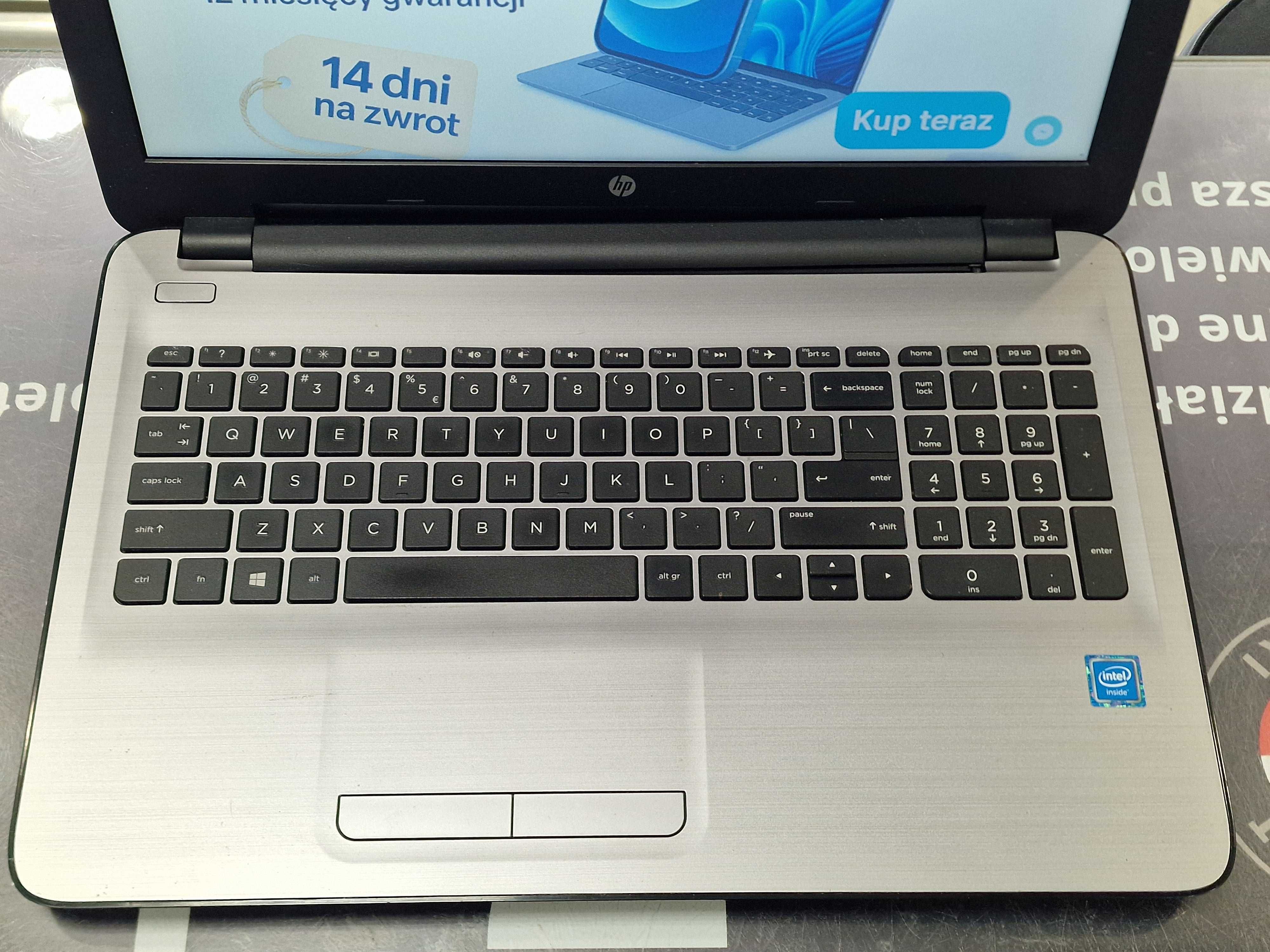HP 250 G5/ Celeron N3060/ 4GB/ 256GB/ W10/ Grade A-/ 15.6" HD