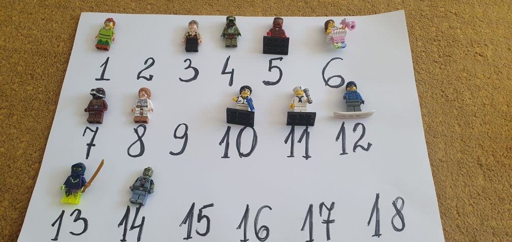 Klocki lego figurki Partia nr 8