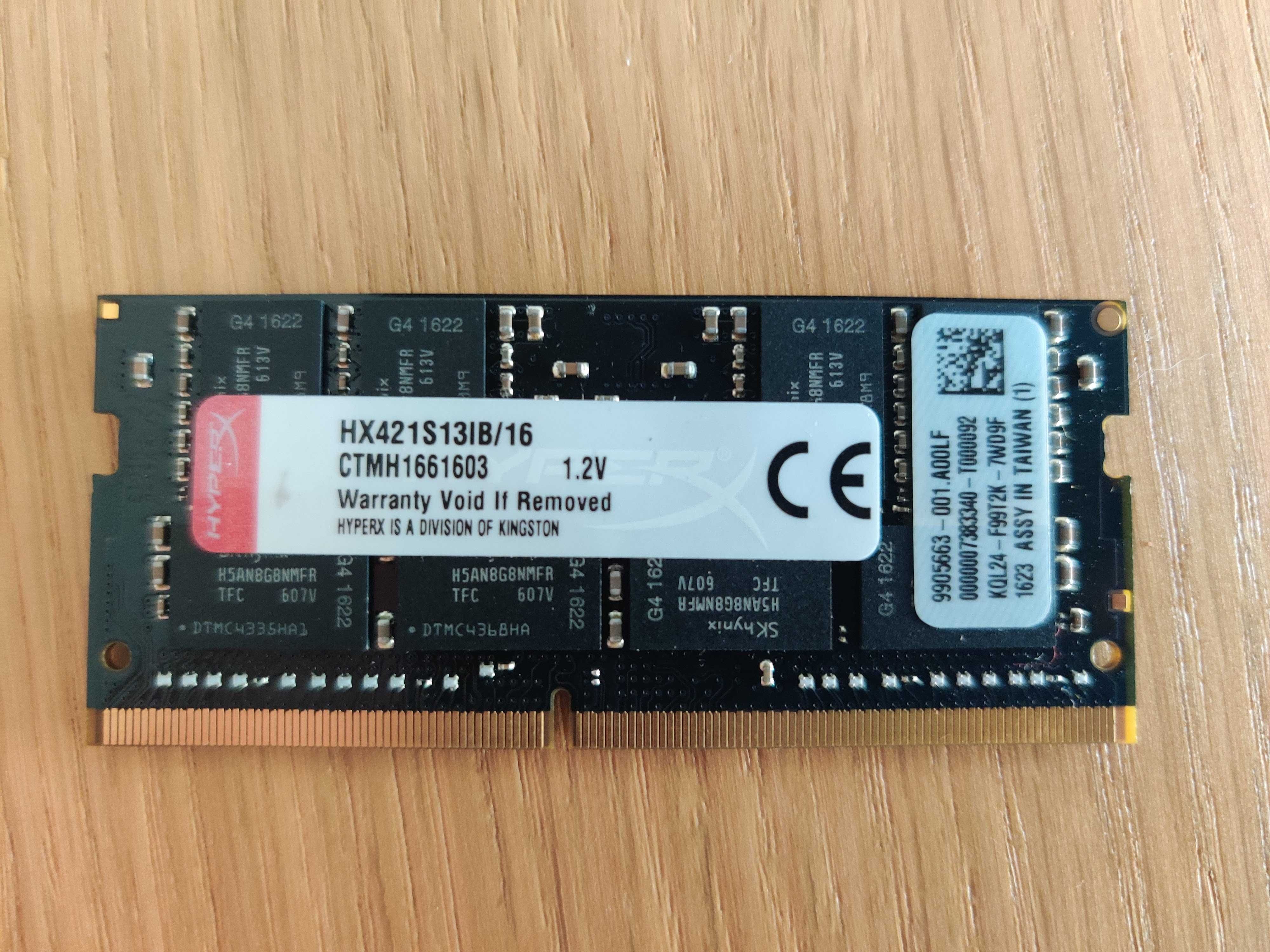 Pamięć RAM HyperX 16GB 2133MHz Impact Black CL13 1.2V