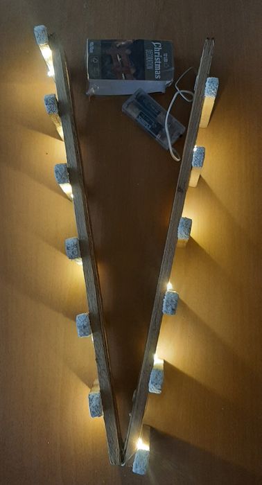 Ozdoba/płotek bożonarodzeniowy 12 led